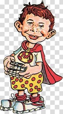 MAD Alfred E Neuman Superhero transparent background PNG clipart