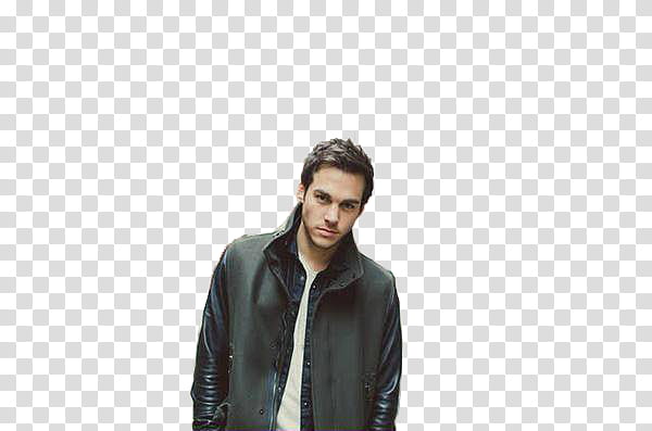 NC, man in leather jacket transparent background PNG clipart