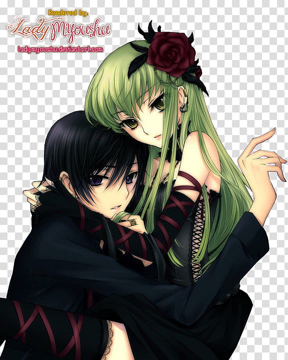 Lelouch and C C transparent background PNG clipart