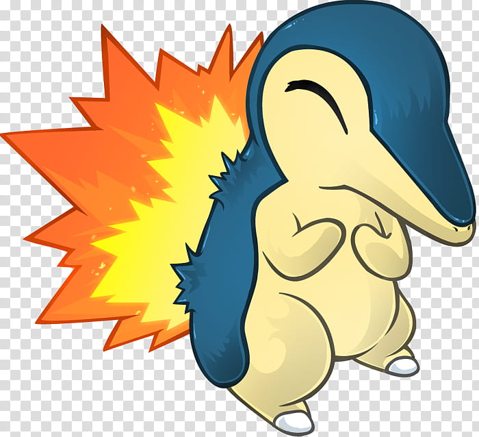 Cyndaquil, Pokemon character transparent background PNG clipart