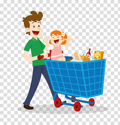 Supermarket, Grocery Store, Online Grocer, Food, Shopping, Cartoon, Shopping Cart, Vehicle transparent background PNG clipart