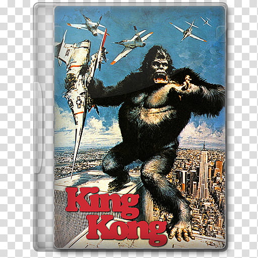 DVD Icon , King Kong (), King Kong movie folder transparent background PNG clipart