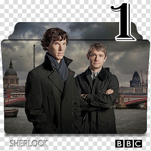 Sherlock series and season folder icons, Sherlock S ( transparent background PNG clipart