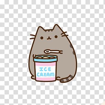 , Pusheen cat transparent background PNG clipart