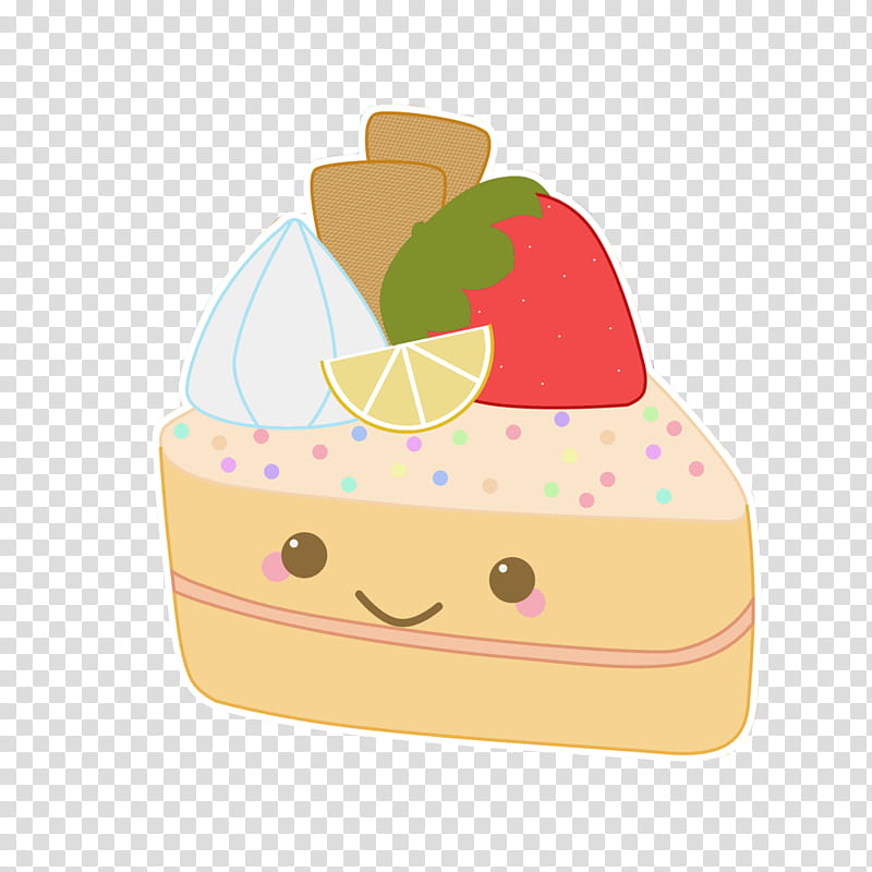 Cute, pie with fruits on top art transparent background PNG clipart