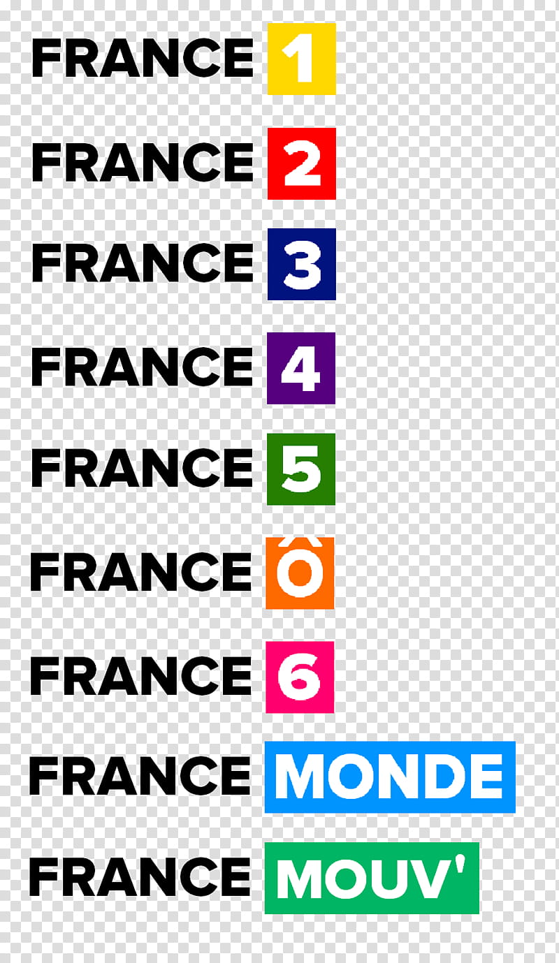 France Televisions channels new logos transparent background PNG clipart