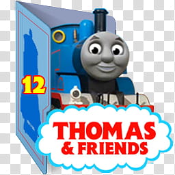 Thomas and Friends Folder Icon Sets CV Eng Jap , Thomas & friends S (Color Ver) (Folder Icon) (Eng) V transparent background PNG clipart