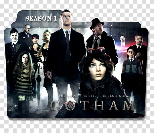 Gotham Serie Folders, Gotham series illustration transparent background PNG clipart