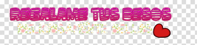 pink font color text with heart cartoon transparent background PNG clipart