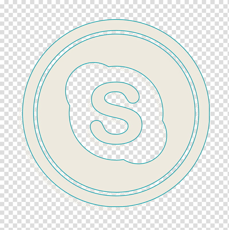 skype icon social network icon, Circle, Games, Logo, Symbol, Number, Recreation, Blackandwhite transparent background PNG clipart