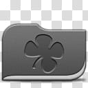 Leaf Folder Icons, Leaf_Folder_Icons\White\\folder-clover transparent background PNG clipart