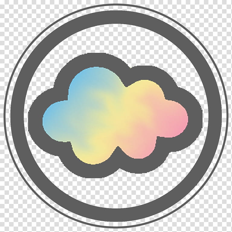 Cloud Symbol, Drum Heads, Remo, Aqua, Yellow, Turquoise, Orange, Circle transparent background PNG clipart