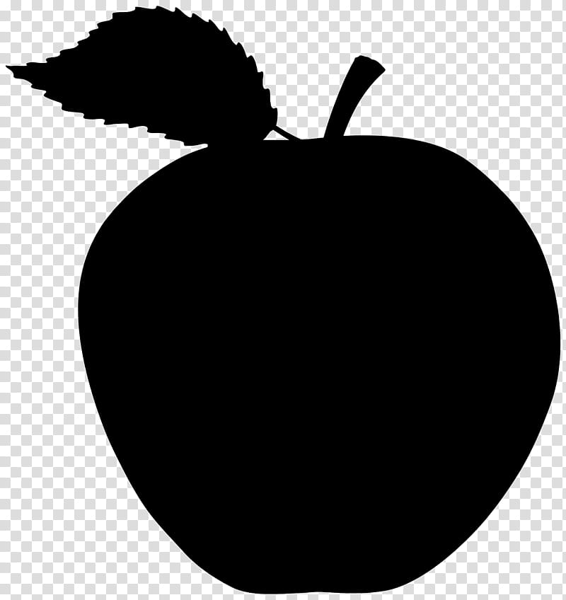 apple black and white clipart