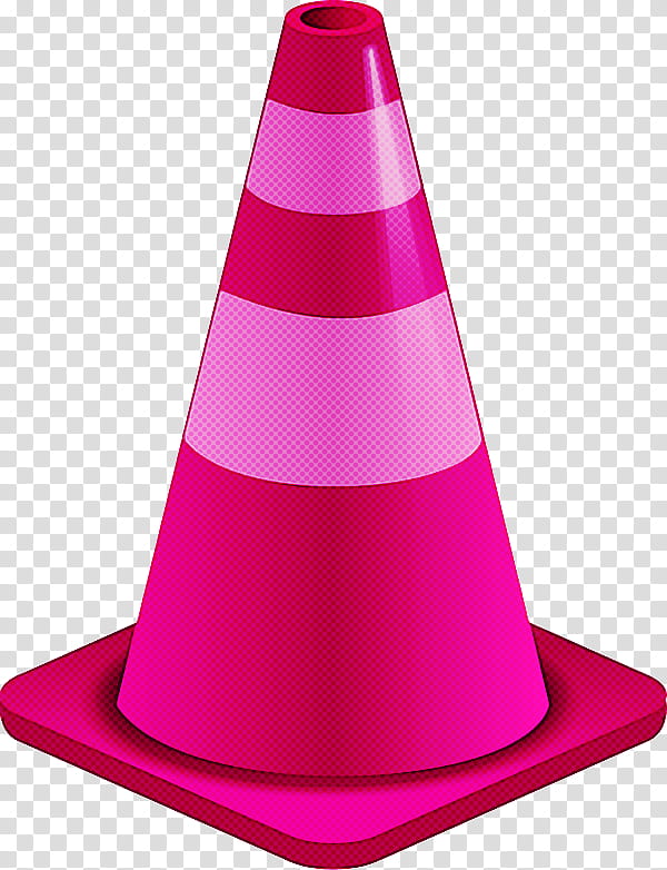 Cartoon Party Hat, Cone, Traffic Cone, Construction, Paper Clip, Building, Safety, Pink transparent background PNG clipart