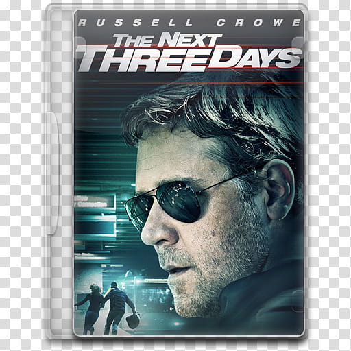 Movie Icon Mega , The Next Three Days, The Next Three Days DVD case transparent background PNG clipart