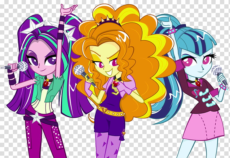EQG RR THE Dazzlings With Style transparent background PNG clipart
