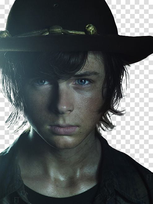 The Walking Dead , Carl Grimes transparent background PNG clipart