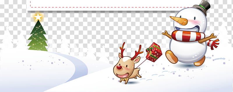 Christmas Poster, Snowman, Christmas Day, Cartoon, Computer Graphics, Reindeer transparent background PNG clipart