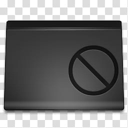 Amakrits s, black file folder with no signage transparent background PNG clipart