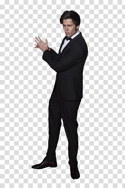 Rubius s, man wearing tuxedo transparent background PNG clipart