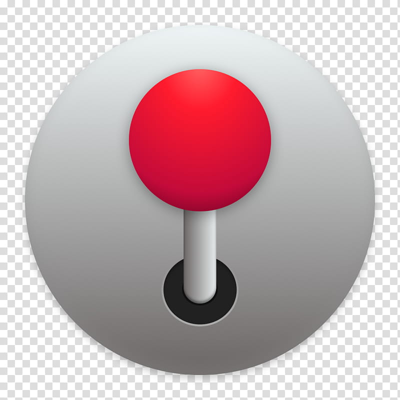 Clay OS  A macOS Icon, OpenEmu, red and gray joystick icon transparent background PNG clipart