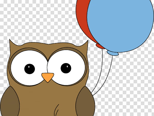 Birthday Party, Owl, Birthday
, Cartoon, Bird, Drawing, Balloon, Bird Of Prey transparent background PNG clipart