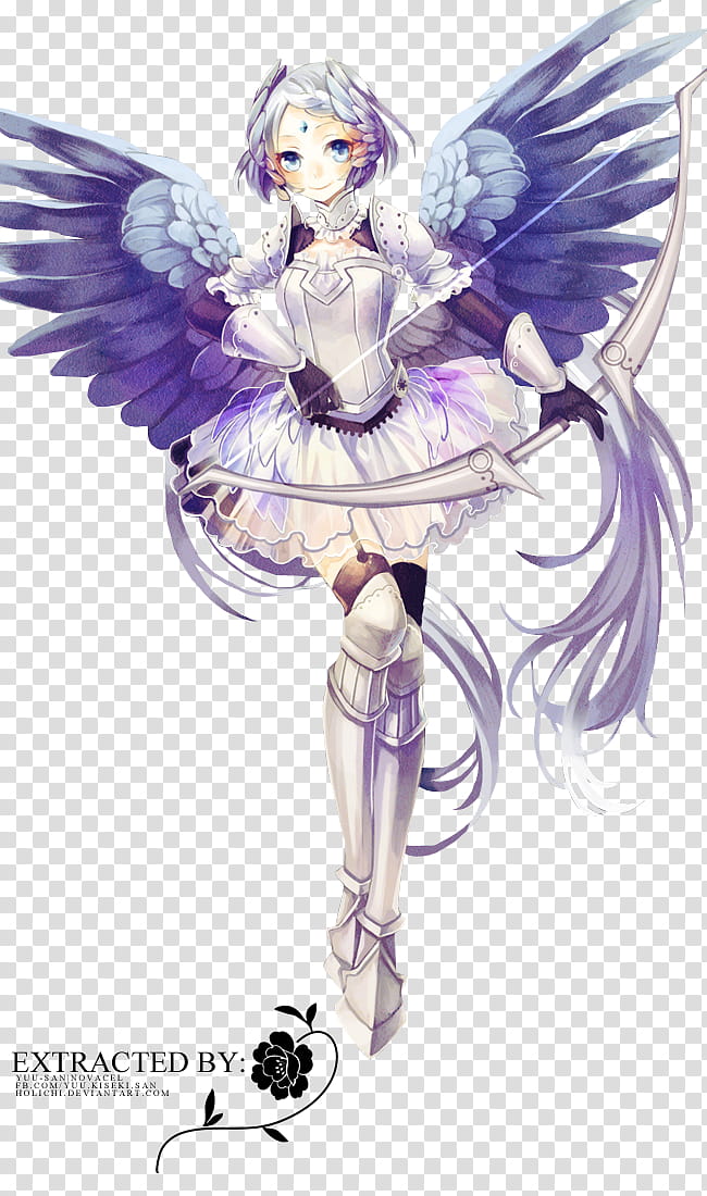 Pixiv Fantasia V Watashi to Waltz wo, angel with bow transparent background PNG clipart