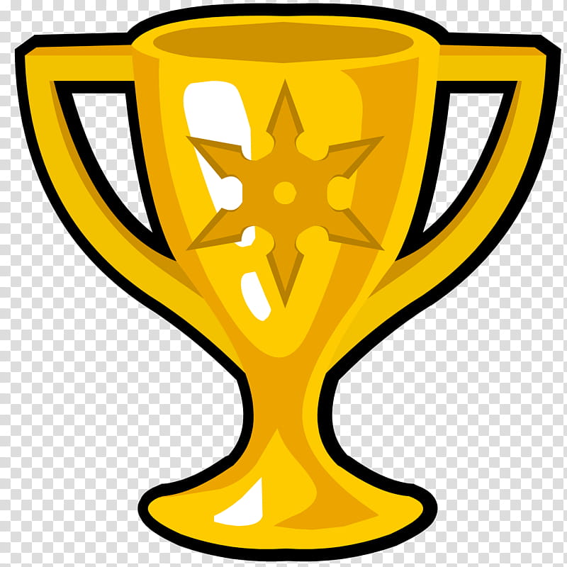Ninja Saga Achievement Logo, gold trophy transparent background PNG clipart
