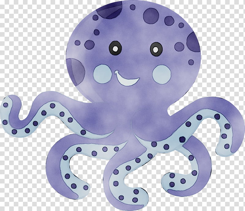 Lavender, Octopus, Purple, Violet, Animal Figure, Giant Pacific Octopus, Toy transparent background PNG clipart