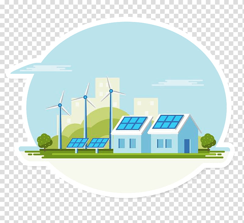 Real Estate, Solar Energy, Solar Panels, Wind Power, Renewable Energy, Wind Turbine, Home, Water transparent background PNG clipart