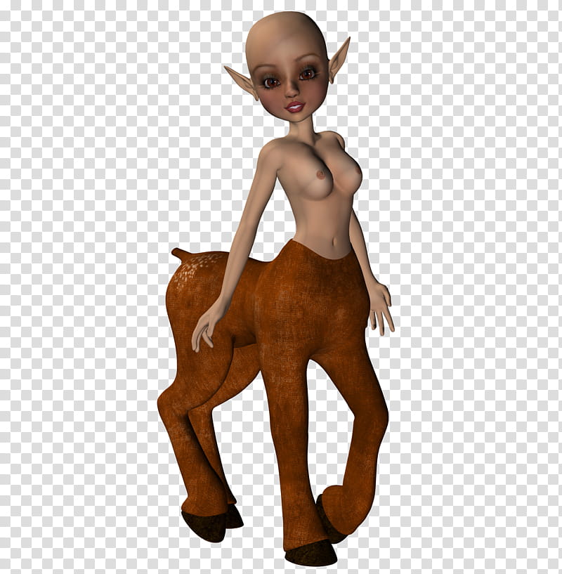 Centaur Elf, brown centaur animated character graphics transparent background PNG clipart