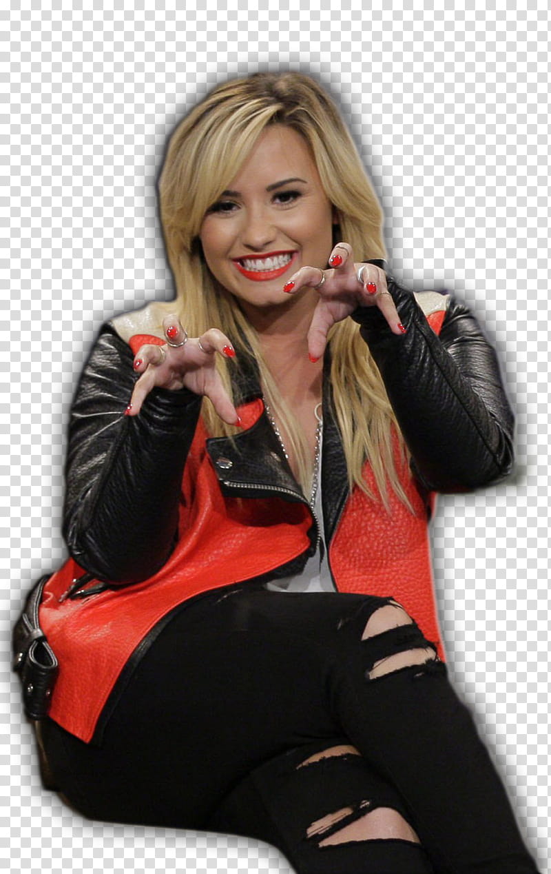 Demi Lovato Show de Jay Leno transparent background PNG clipart