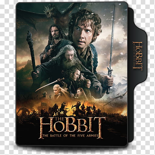 The Hobbit   Folder Icons, The Hobbit, The Battle of the Five Armies v transparent background PNG clipart