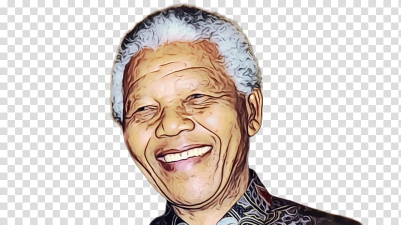 Cartoon People, Mandela, Nelson Mandela, South Africa, Freedom, Human, Forehead, Portrait transparent background PNG clipart