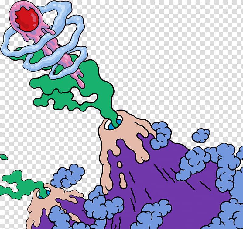 Cherry Bomb, purple volacano illustration transparent background PNG clipart