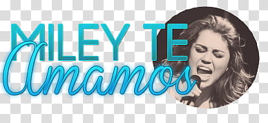 Texto Para Miley Te Amamos transparent background PNG clipart