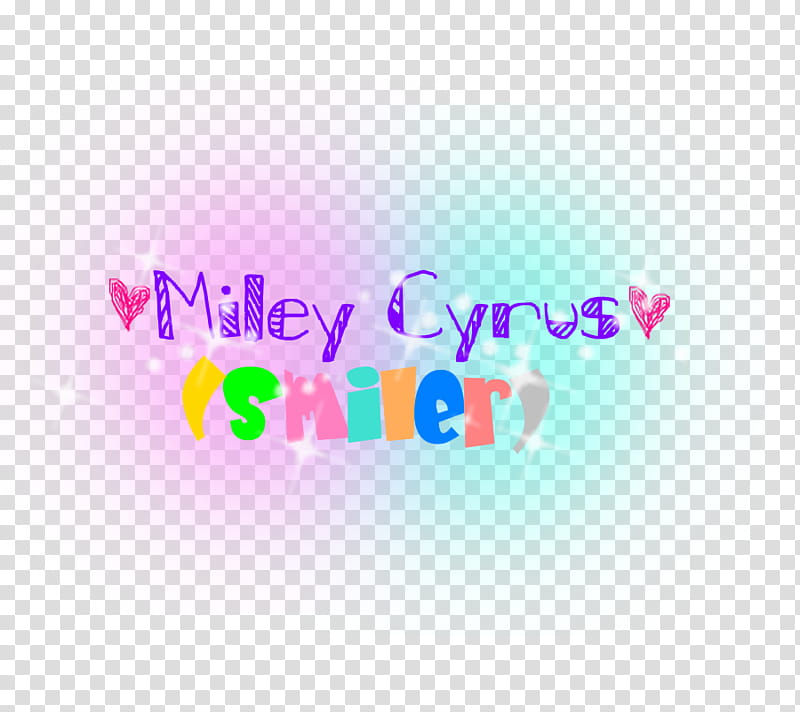 Texto Miley Cyrus smiler para Ignacia transparent background PNG clipart