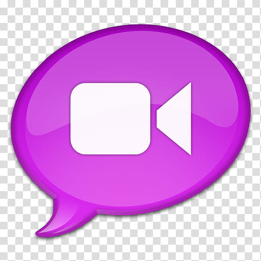 iChat Remake, video icon transparent background PNG clipart