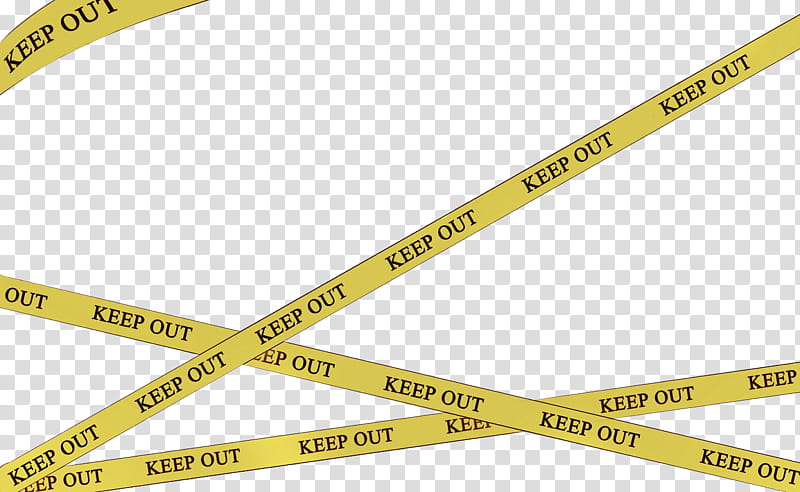 Crime Scene Tape, yellow and black keep out line illustration transparent background PNG clipart