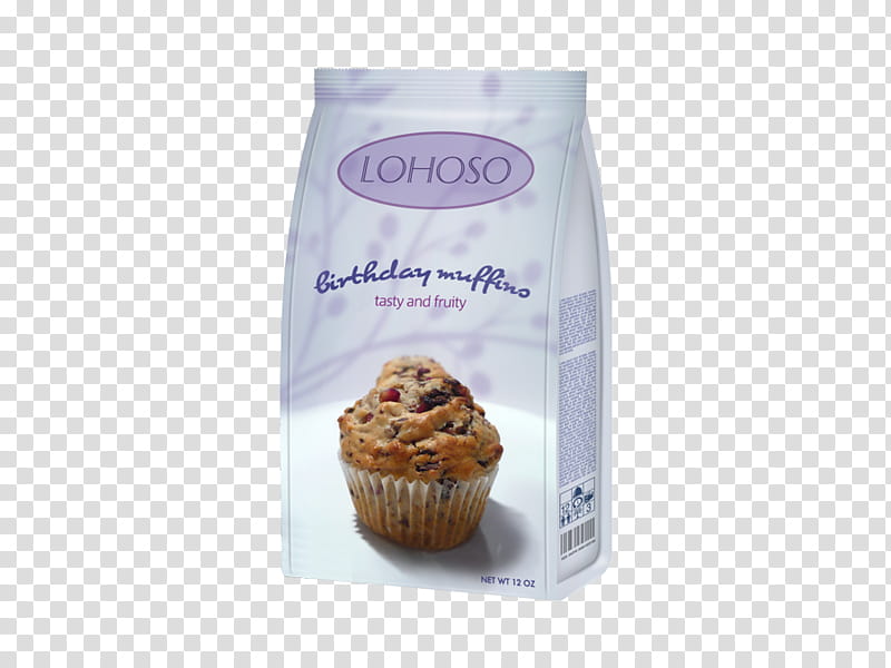 Stand-Up Pouch aging Mock-Up, Lohoso muffin pack transparent background PNG clipart