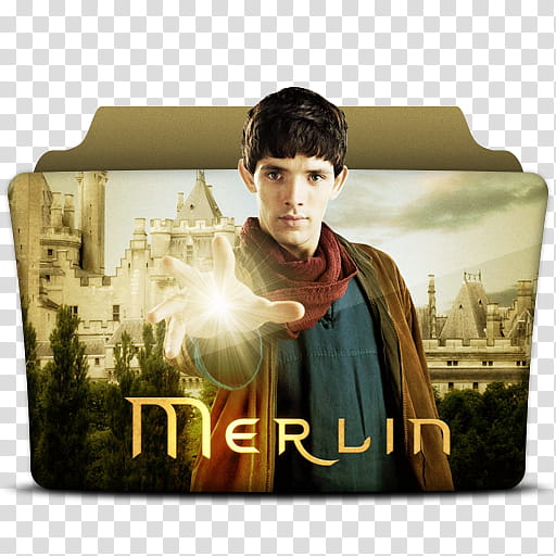 TV Series Folder Icons COMPLETE COLLECTION, merlin transparent background PNG clipart