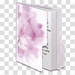 Hanami Folders, hanami_, pink and white file folder illustration transparent background PNG clipart