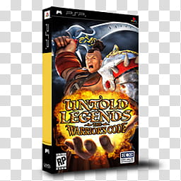 PSP Games Boxed  , Untold Legends The Warrior's Code transparent background PNG clipart