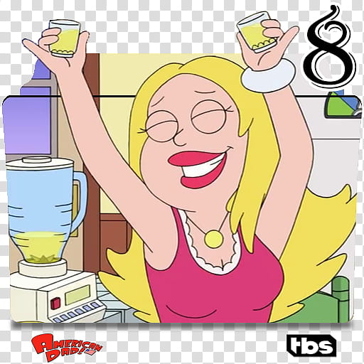 American Dad season folder icons, American Dad! S ( transparent background PNG clipart