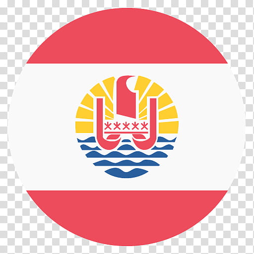 Flag, Flag Of French Polynesia, Tahiti, Wan Air, Air Tahiti Nui, Circle, Logo transparent background PNG clipart