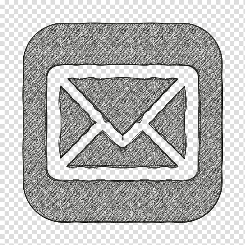 email icon envelope icon inbox icon, Grey, Silver, Symbol, Triangle, Logo, Arrow, Metal transparent background PNG clipart