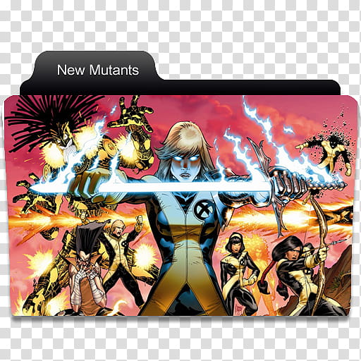 Marvel Comics Folder , New Mutants transparent background PNG clipart