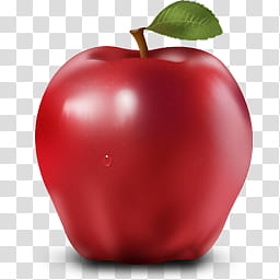 Things, red apple transparent background PNG clipart