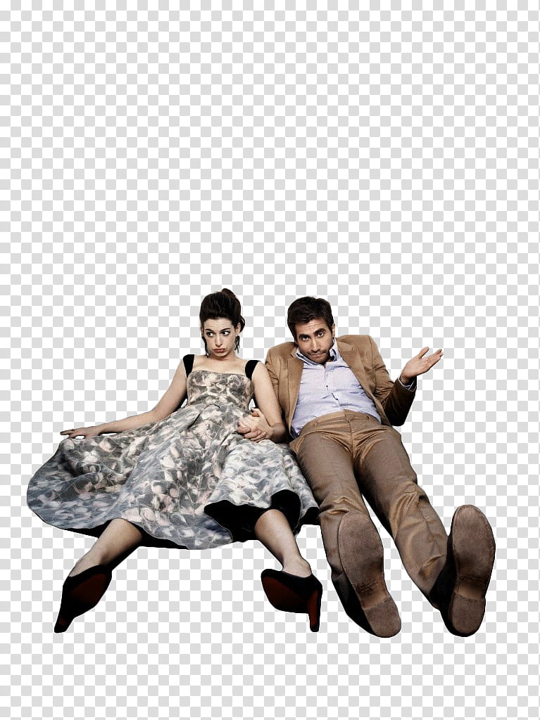 ANNE HATHAWAY Y JAKE GYLLENHAAL,  transparent background PNG clipart