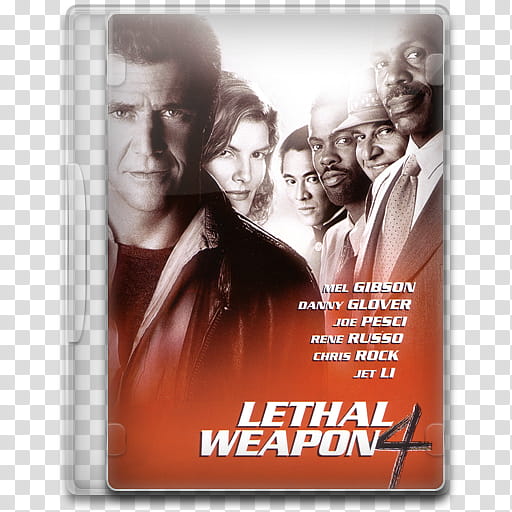 Movie Icon , Lethal Weapon , Lethal Weapon  DVD case transparent background PNG clipart